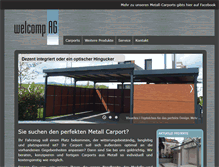 Tablet Screenshot of carport-welcomp.de